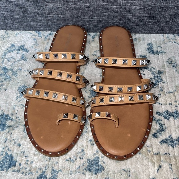 Sincerely Jules Tabbi Studded Sandals - Picture 2 of 7